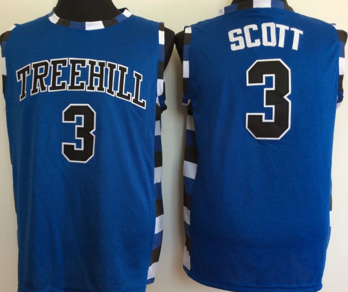 NCAA Men One Tree Hill Ravens Blue #3 scott